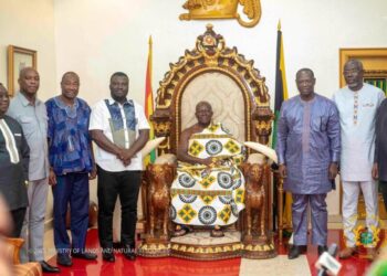 Go after the ‘big fishes’ – Otumfuo advises Lands Minister on how to curb galamsey