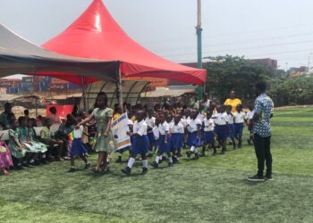 Tema West Municipal celebrates independence with basic school march parade
