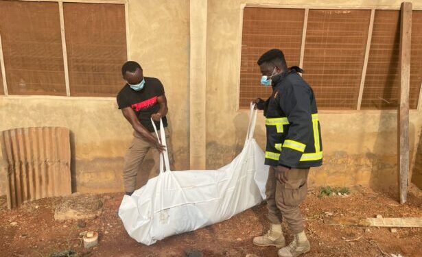 GNFS retrieves decomposed body from septic tank in Sunyani; boyfriend arrested
