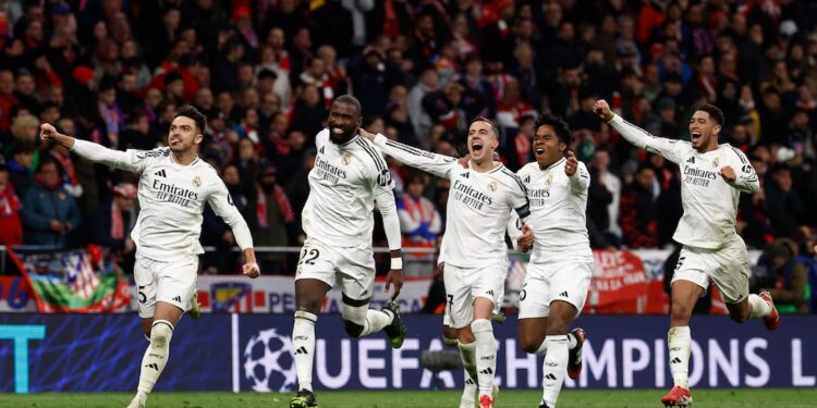 Real Madrid beat Atletico on penalties to reach Champions League quarters