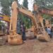 Forestry Commission impounds 22 excavators used for galamsey in Western North Region