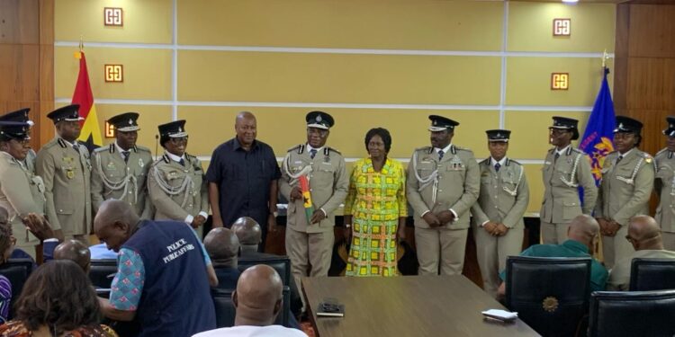 President Mahama appoints new Heads for GNFS, Prisons, and GIS