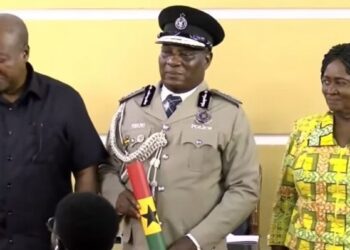 President Mahama Officially Swears in COP Yohuno as New IGP