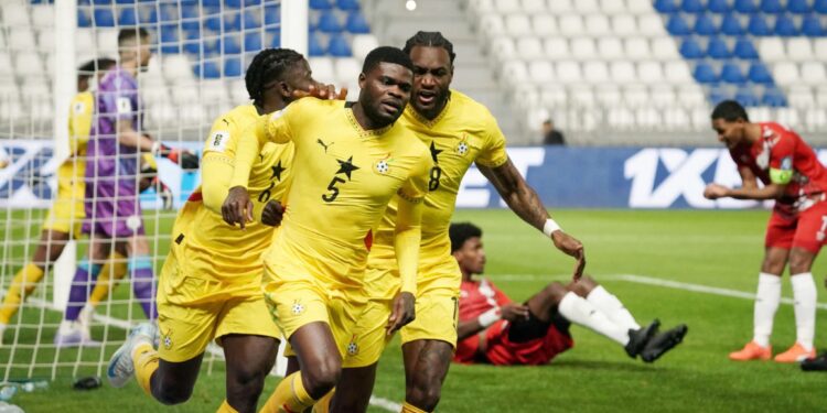 Partey Brace Seals Black Stars’ Victory Over Madagascar