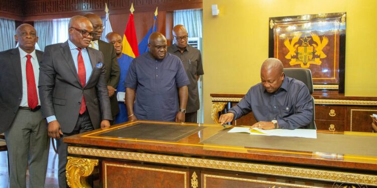 President Mahama signs Bills to abolish E-Levy, Betting Tax, and Emissions Levy