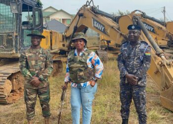 E/R: Joint Police-Military Team Arrests Seven Galamseyers