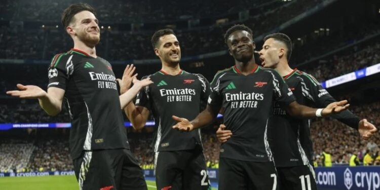 Arsenal defeat Real Madrid to make UCL semifinals