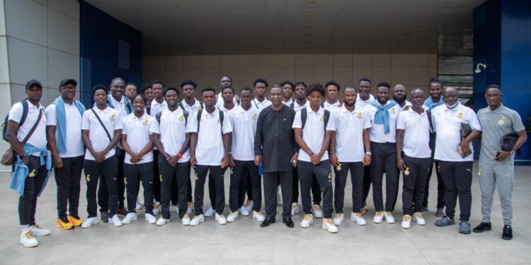 U20 AFCON: Black Satellites Depart For Egypt Ahead Of Tournament