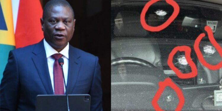 South Africa’s Deputy President Escapes Assassination As Gunmen Open Gunfire On His Bulletproof Car