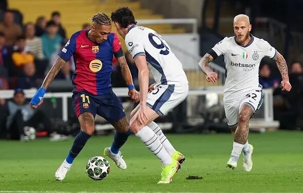 UCL: Barcelona And Inter Milan Draw 3-3 In Thrilling First Leg