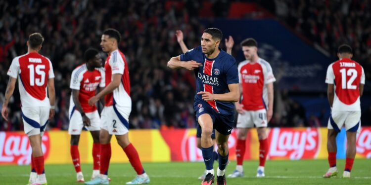 PSG Pip Arsenal To Champions League Final