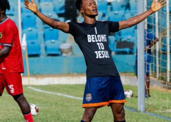 Nations FC’s Annor Penalized For Public Display Of Faith On The Pitch