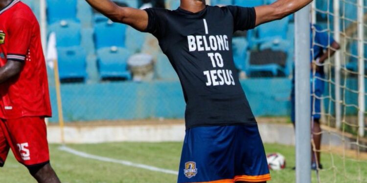 Nations FC’s Annor Penalized For Public Display Of Faith On The Pitch