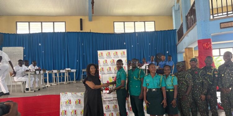 Ghana Immigration Service Wins Tema Metro NCCE Constitution Quiz