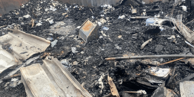 Blaze Ravages Seven Shops Near UEW North Campus Gate