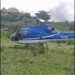 Helicopter Forced to Land in Nkawkaw After Mid-Air Emergency