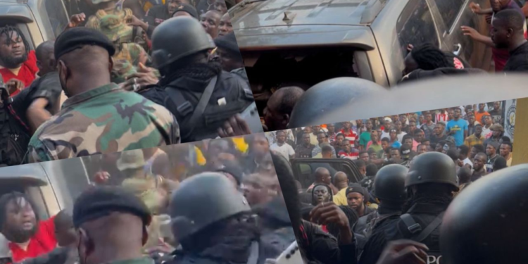 Nine soldiers escape lynching from armed galamseyers at Hwidiem