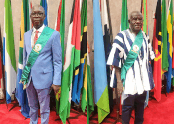 Bernard Ahiafor, Collins Dauda sworn in as members of Pan African Parliament