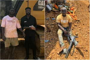 NAIMOS officers turn down GH¢100k bribe, nab notorious Galamsey financier in daring Eastern region operation