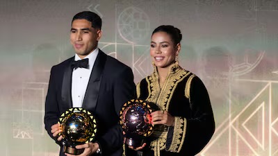 CAF Awards 2025: Achraf Hakimi and Ghizlane Chebbak named African Players of the Year