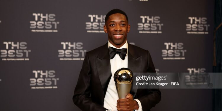 Ousmane Dembele wins FIFA Best Player Award