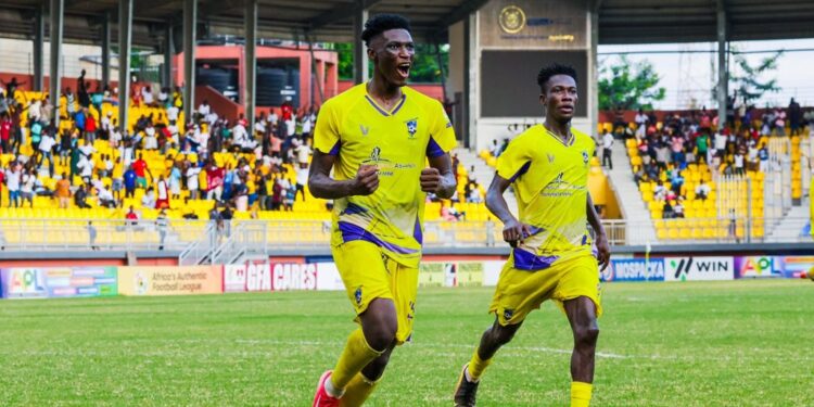 GPL: Adams’ late strike sinks Hearts as Medeama claim narrow Tarkwa win