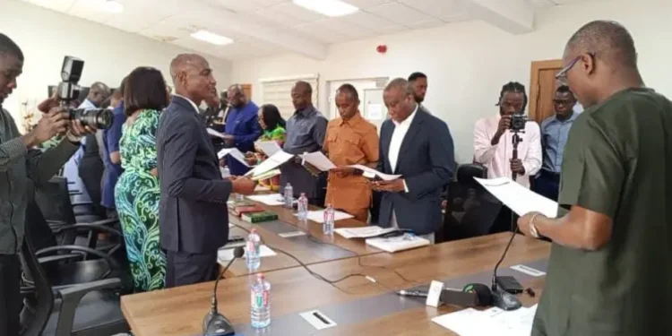 Kofi Adams inaugurates 13-member GADA board to strengthen Ghana’s fight against doping