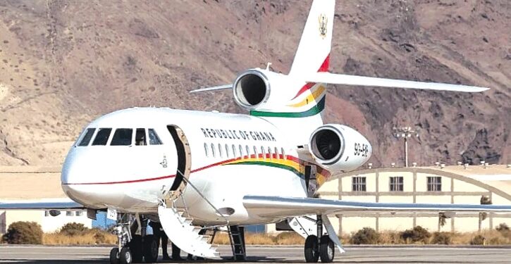 Ghana’s presidential jet is back in the airIs