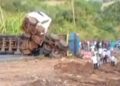 Truck carrying food supplies to Eastern Region SHSs crashes in Adukrom