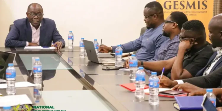 GES meet NIA to initiate steps in rolling out registration of children nationwide