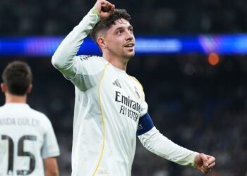 UCL: Valverde hat-trick powers Real Madrid to 3–0 win over Man City