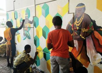 SHS Visual Arts students beautify Kumasi