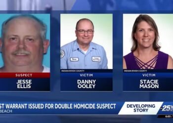 Jealous husband guns down wife and her co-worker lover before disappearing into the ocean