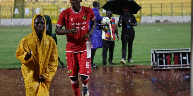 Rain stops play as Kotoko–Samartex clash set for Tuesday restart