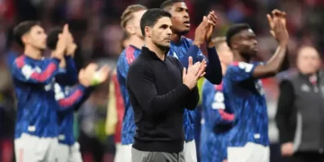 Arsenal hold Atletico Madrid to 1-1 draw in Champions League semifinal