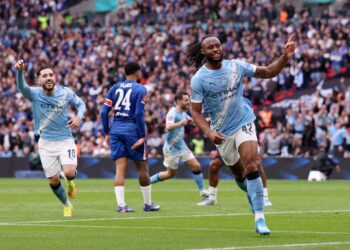 Antoine Semenyo fires Man City to FA Cup glory