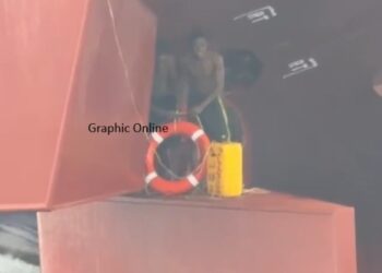 7 stowaways hiding in rudder trunk of Belgian Oil Tanker arrested off the coast of Tema