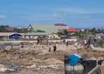 Several shops demolished at Kasoa New Market for 24-Hour Economy project