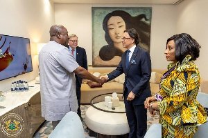 President Mahama begins high-level working visit to London