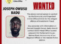 EOCO declares Joseph Owusu Badu wanted over alleged investment fraud