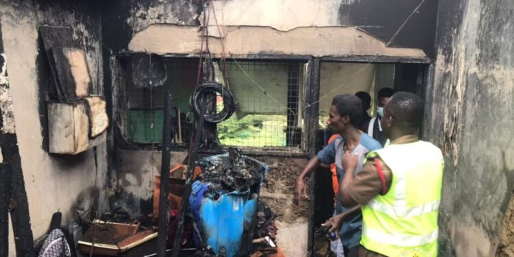 GNFS contain fire at Adonten SHS, prevent major damage