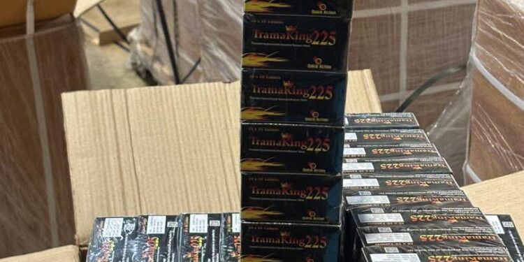 NACOC intercepts GH¢100 million worth of tramadol at Accra International Airport, three arrested