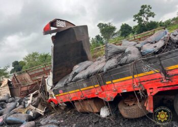 Two killed in fatal crash at Asuboi as GNFS rescues trapped victims