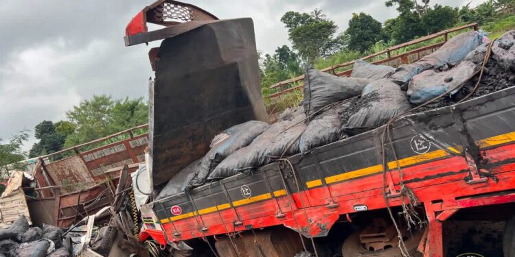 Two killed in fatal crash at Asuboi as GNFS rescues trapped victims