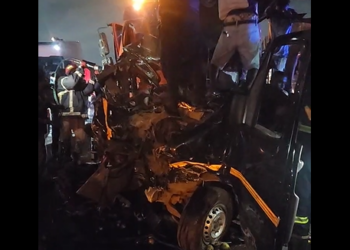 Five feared dead as tipper truck collides with sprinter bus at Ofankor