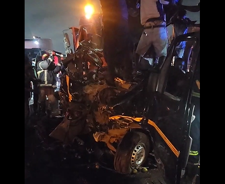 Five feared dead as tipper truck collides with sprinter bus at Ofankor