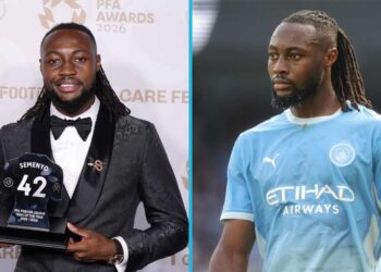 Antoine Semenyo makes history as first Ghanaian named in PFA Team of the Year