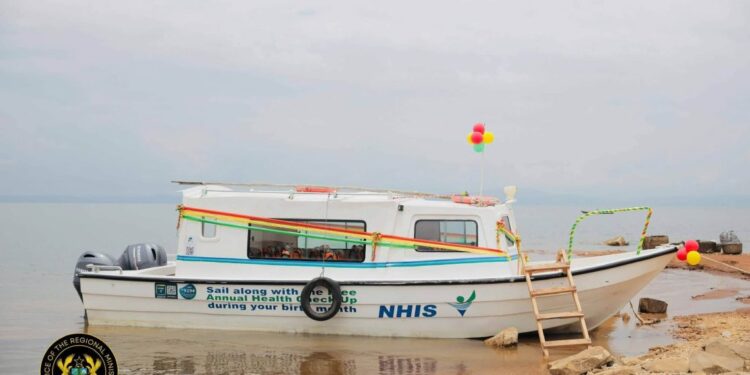 Afram Plains: Newly commissioned 22-seater boat to ease NHIS access for island communities