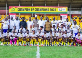 Medeama begin new season with silverware after defeating Nations FC 2-0 to lift the Champion of Champions trophy.