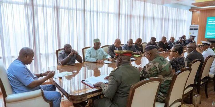 Mahama orders two-week roadmap to curb drug trafficking at Ghana’s ports